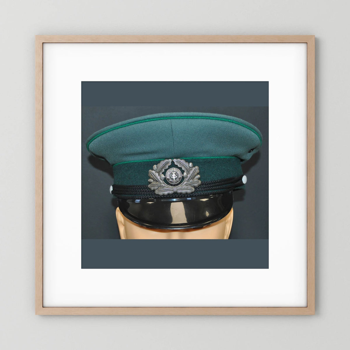 East Germany, Border Guard Cap, January 1989. Photograph - Art goes to War