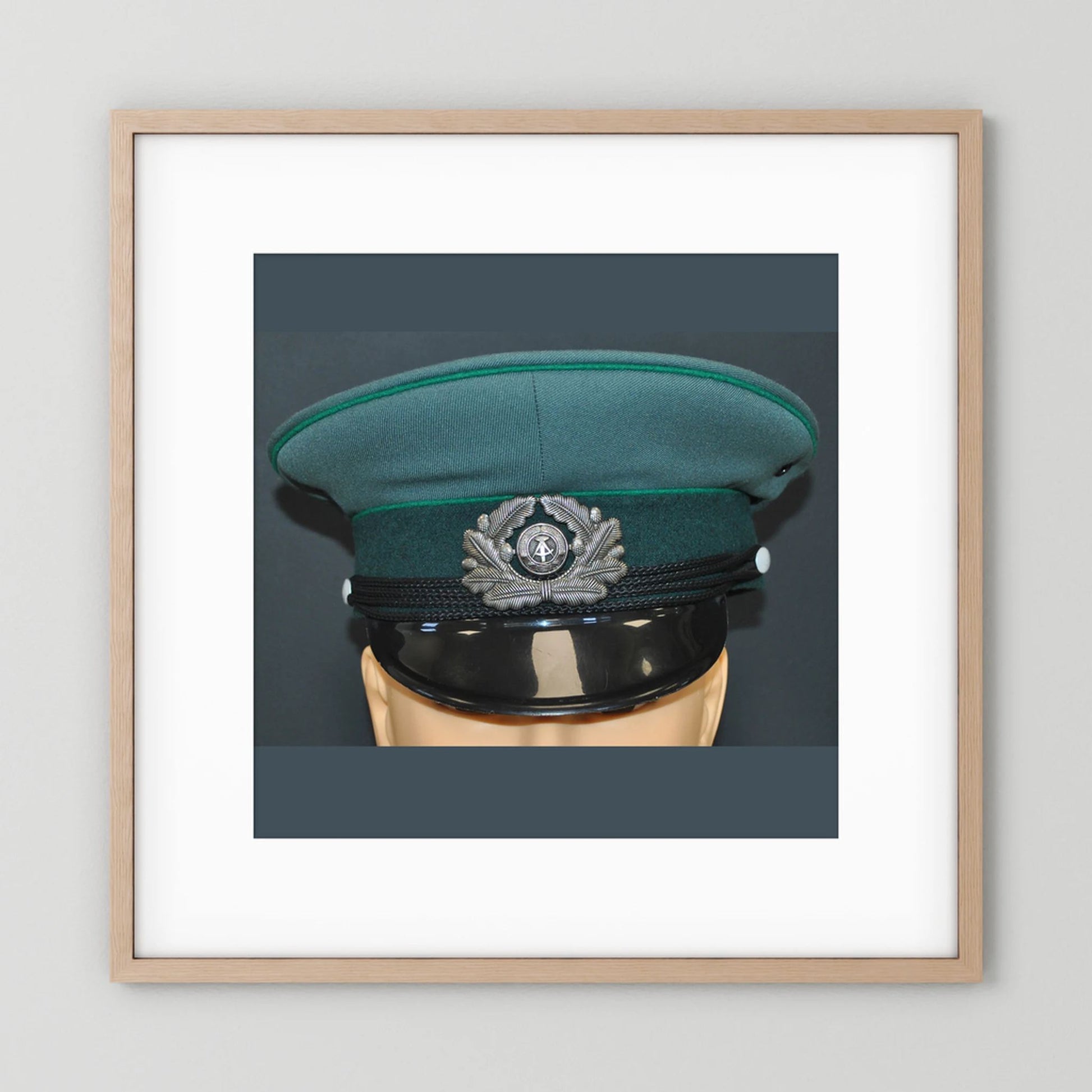 East Germany, Border Guard Cap, January 1989. Photograph - Art goes to War