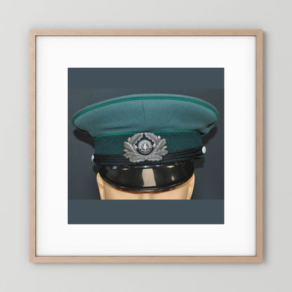 East Germany, Border Guard Cap, January 1989. Photograph - Art goes to War