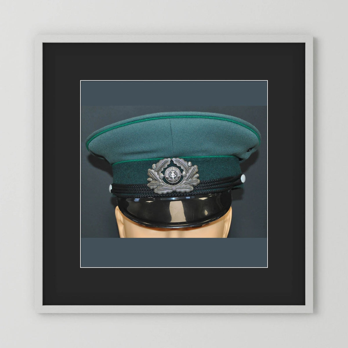 East Germany, Border Guard Cap, January 1989. Photograph - Art goes to War