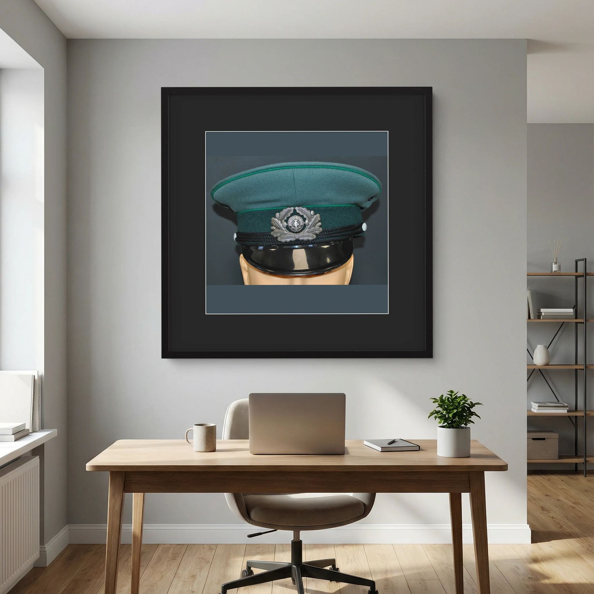 East Germany, Border Guard Cap, January 1989. Photograph - Art goes to War