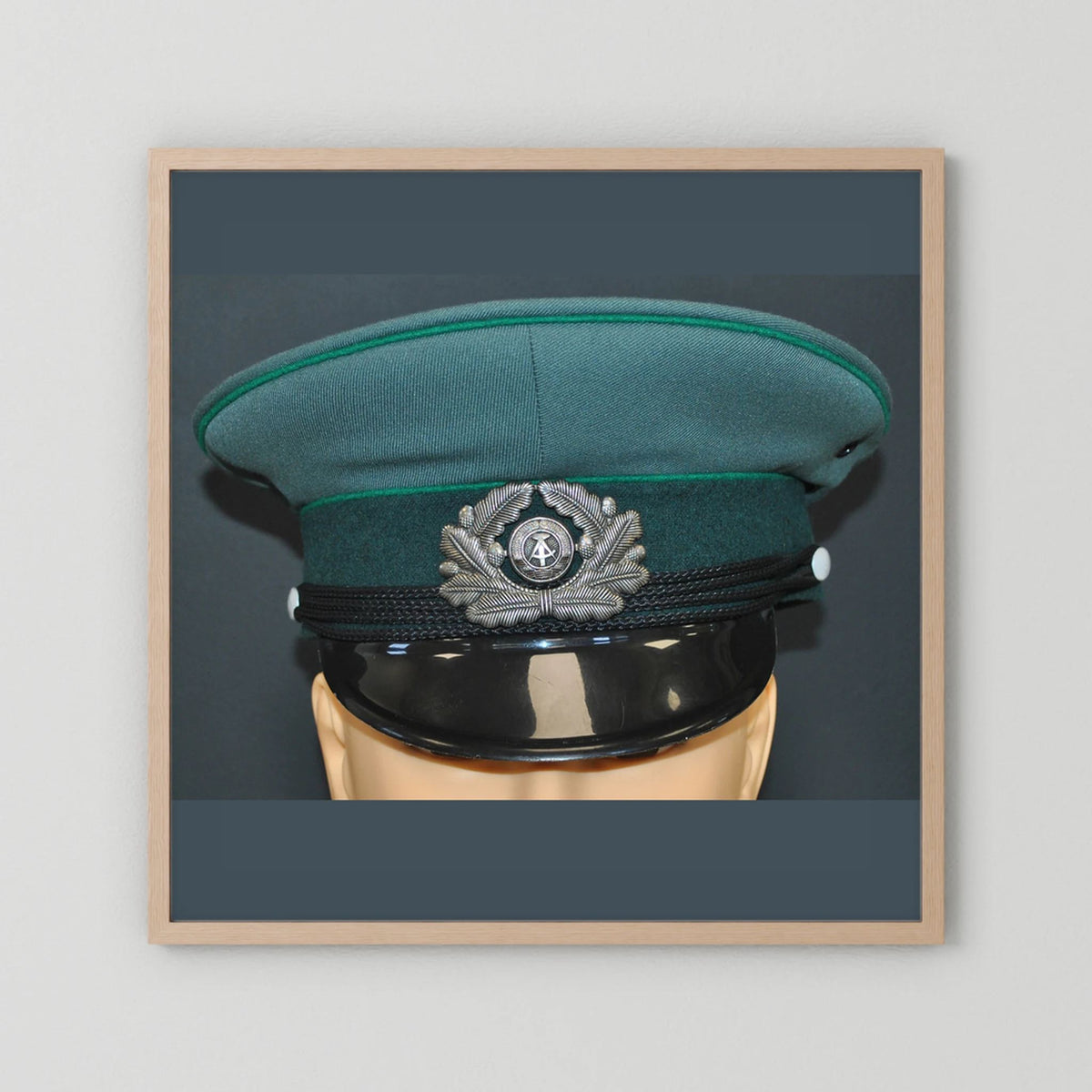 East Germany, Border Guard Cap, January 1989. Photograph - Art goes to War