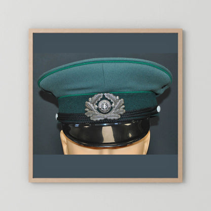 East Germany, Border Guard Cap, January 1989. Photograph - Art goes to War