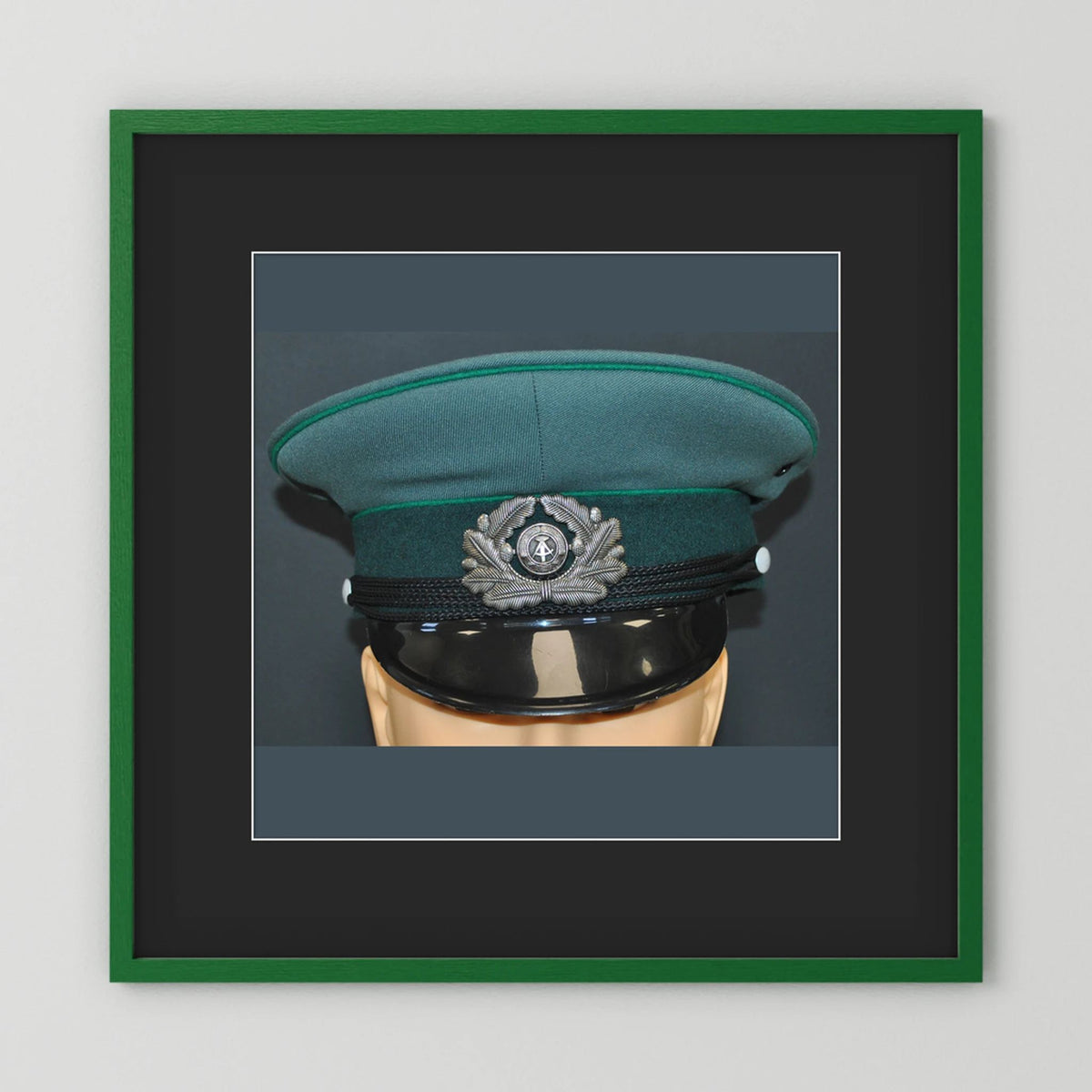 East Germany, Border Guard Cap, January 1989. Photograph - Art goes to War