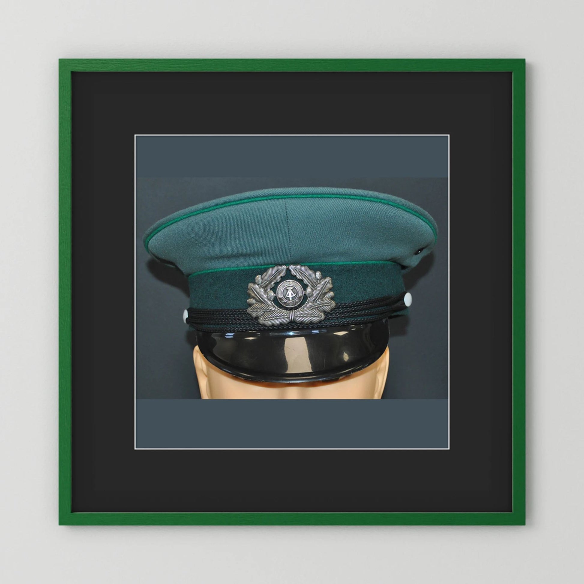 East Germany, Border Guard Cap, January 1989. Photograph - Art goes to War