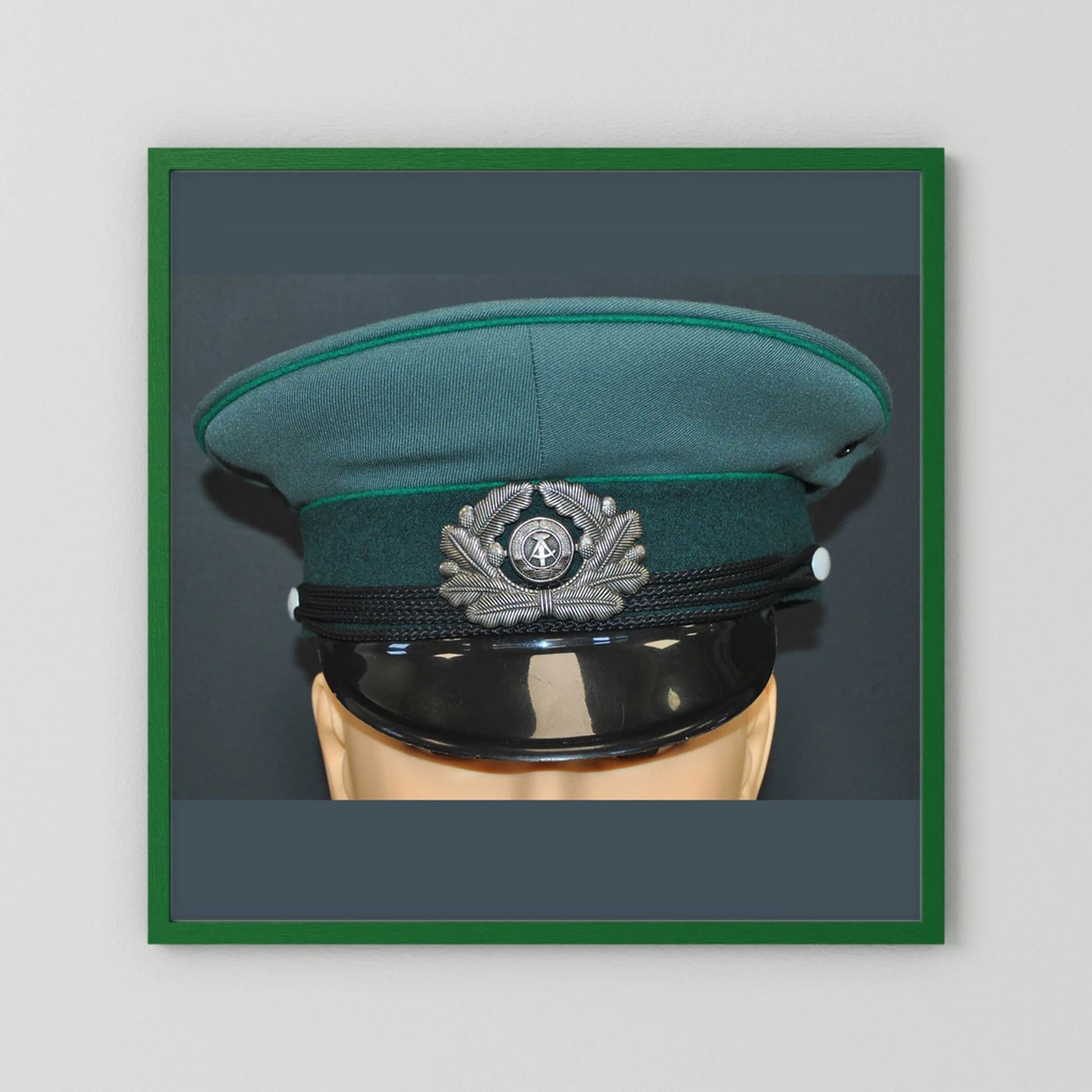 East Germany, Border Guard Cap, January 1989. Photograph - Art goes to War