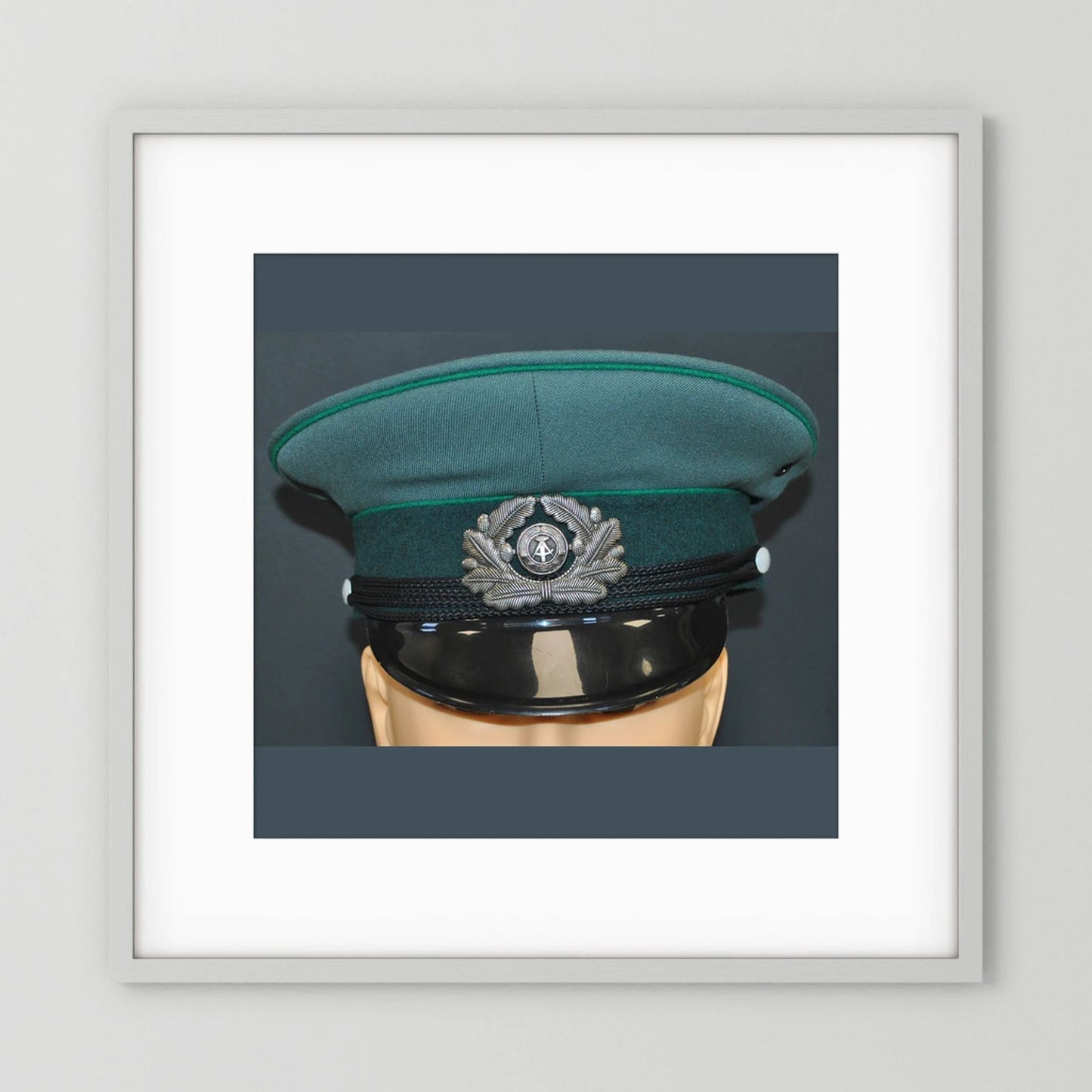 East Germany, Border Guard Cap, January 1989. Photograph - Art goes to War