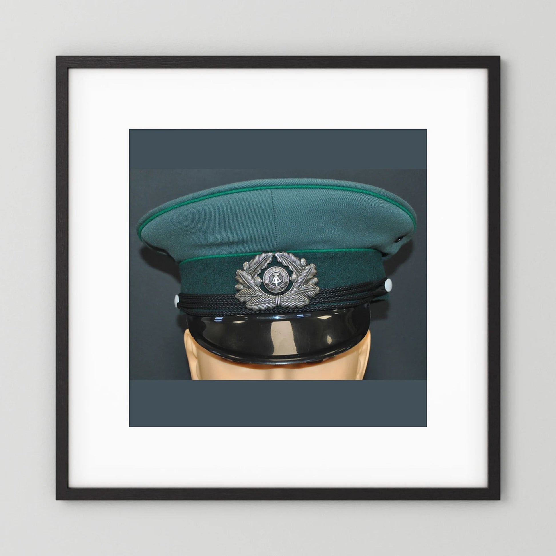 East Germany, Border Guard Cap, January 1989. Photograph - Art goes to War