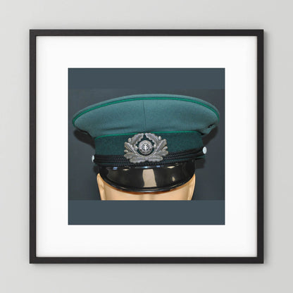 East Germany, Border Guard Cap, January 1989. Photograph - Art goes to War