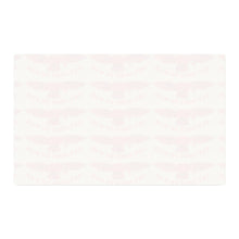 Faux Linen Fabric Yard – Red 'Art Goes to War' Eagle Repeat Print - Art goes to War