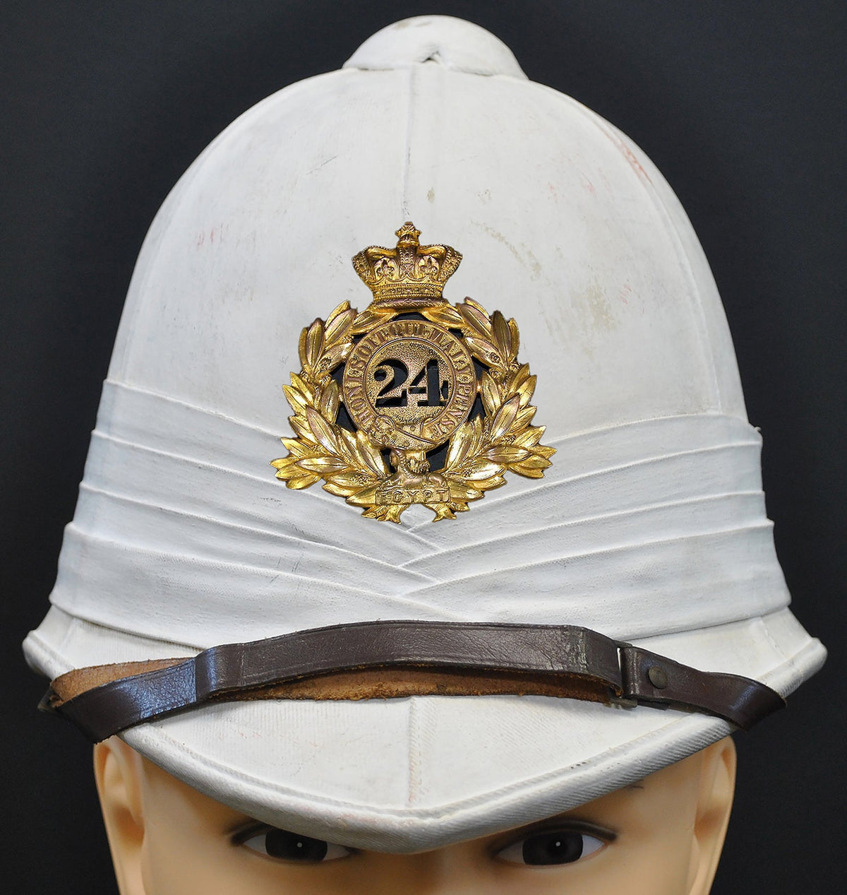 Foreign Service Helmet (Victorian) Sun Helmet of the 24th (2nd Warwickshire) Regiment of Foot - Art goes to War