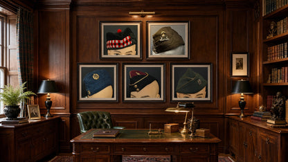 Garrison Cap. Glengarry Side-Cap - Art goes to War