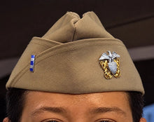 Side view of Garrison Cap or Side Cap. Lieutenant, Junior Grade, 2026