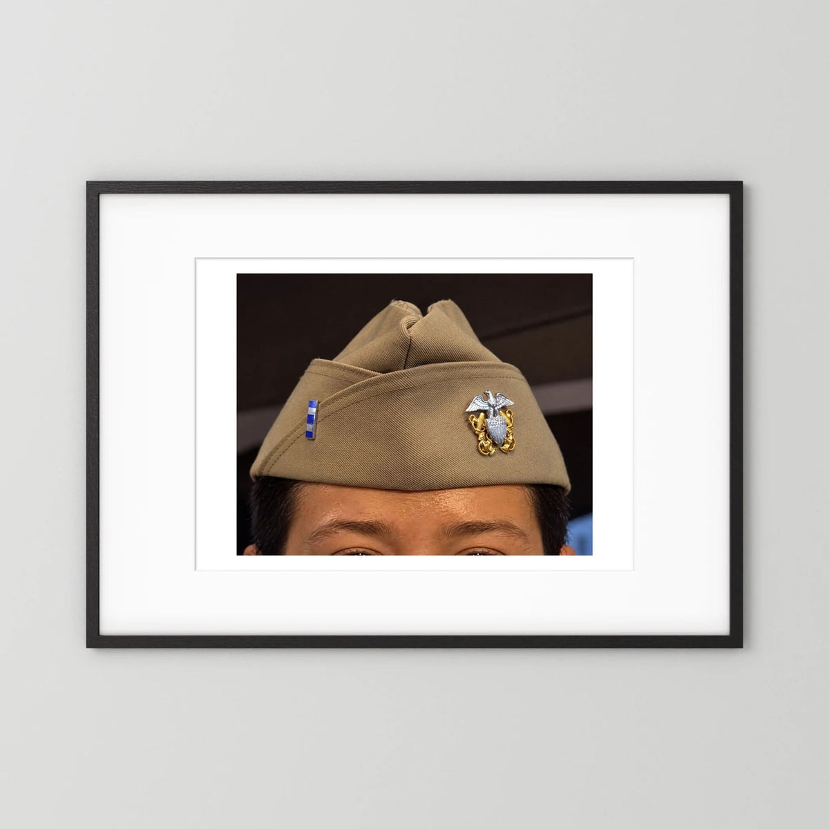 Garrison Cap or Side Cap. Lieutenant, Junior Grade, 2026 — photograph presentation mockup