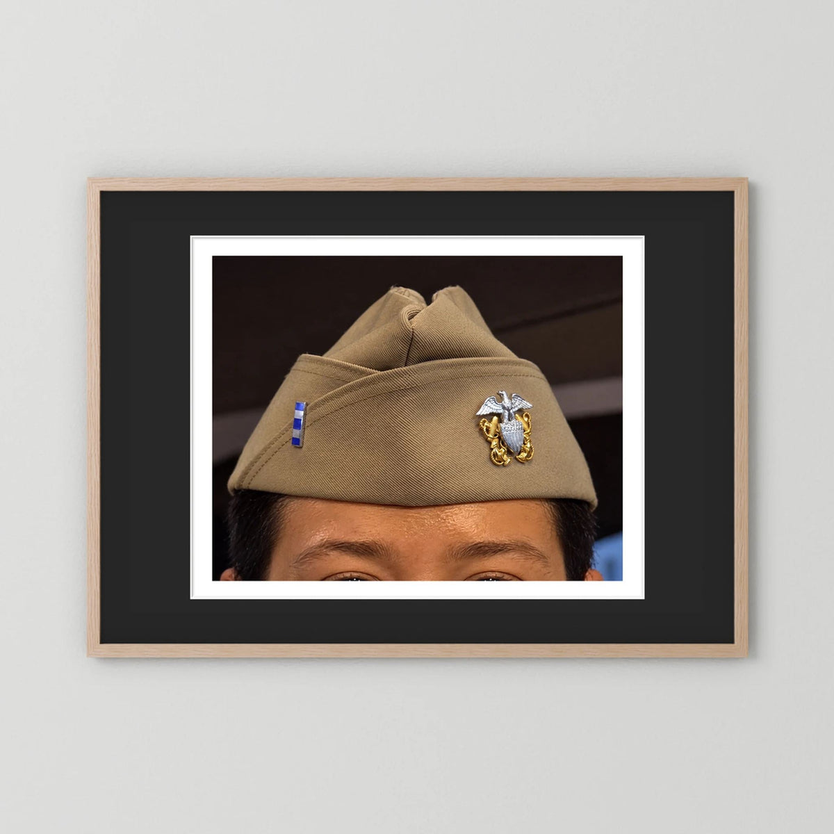 Garrison Cap or Side Cap. Lieutenant, Junior Grade, 2026 — photograph presentation mockup