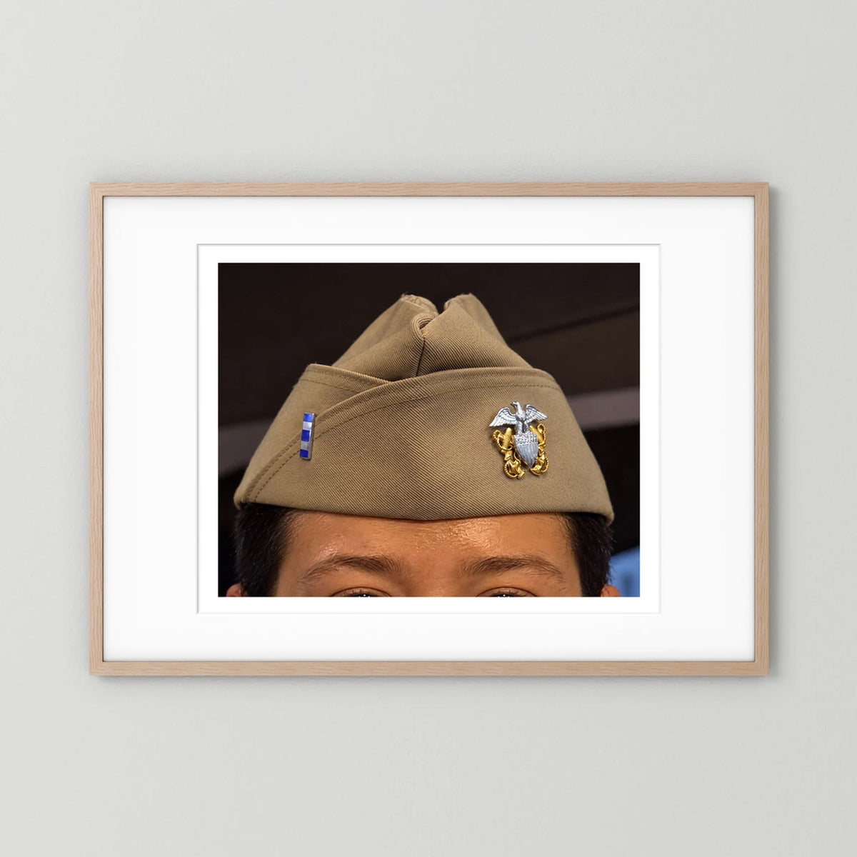 Garrison Cap or Side Cap. Lieutenant, Junior Grade, 2026 — photograph presentation mockup