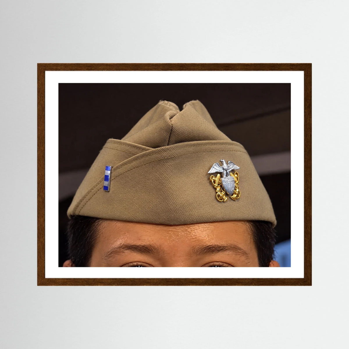 Garrison Cap or Side Cap. Lieutenant, Junior Grade, 2026 — photograph presentation mockup
