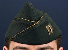 Side view of Garrison Cap or Side Cap. US Army Captain, Vietnam War, Dress Garrison Cap