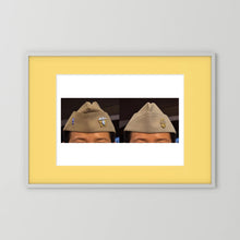 Garrison Caps United States Navy — composite presentation mockup