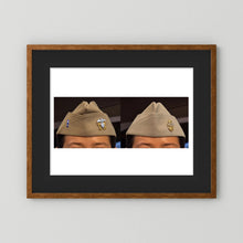 Garrison Caps United States Navy — composite presentation mockup