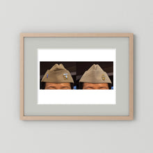 Garrison Caps United States Navy — composite presentation mockup