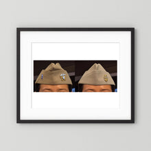 Garrison Caps United States Navy — composite presentation mockup
