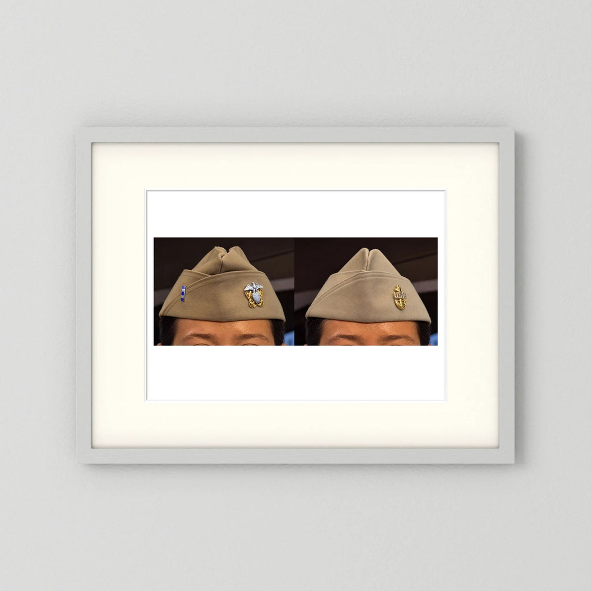 Garrison Caps United States Navy — composite presentation mockup