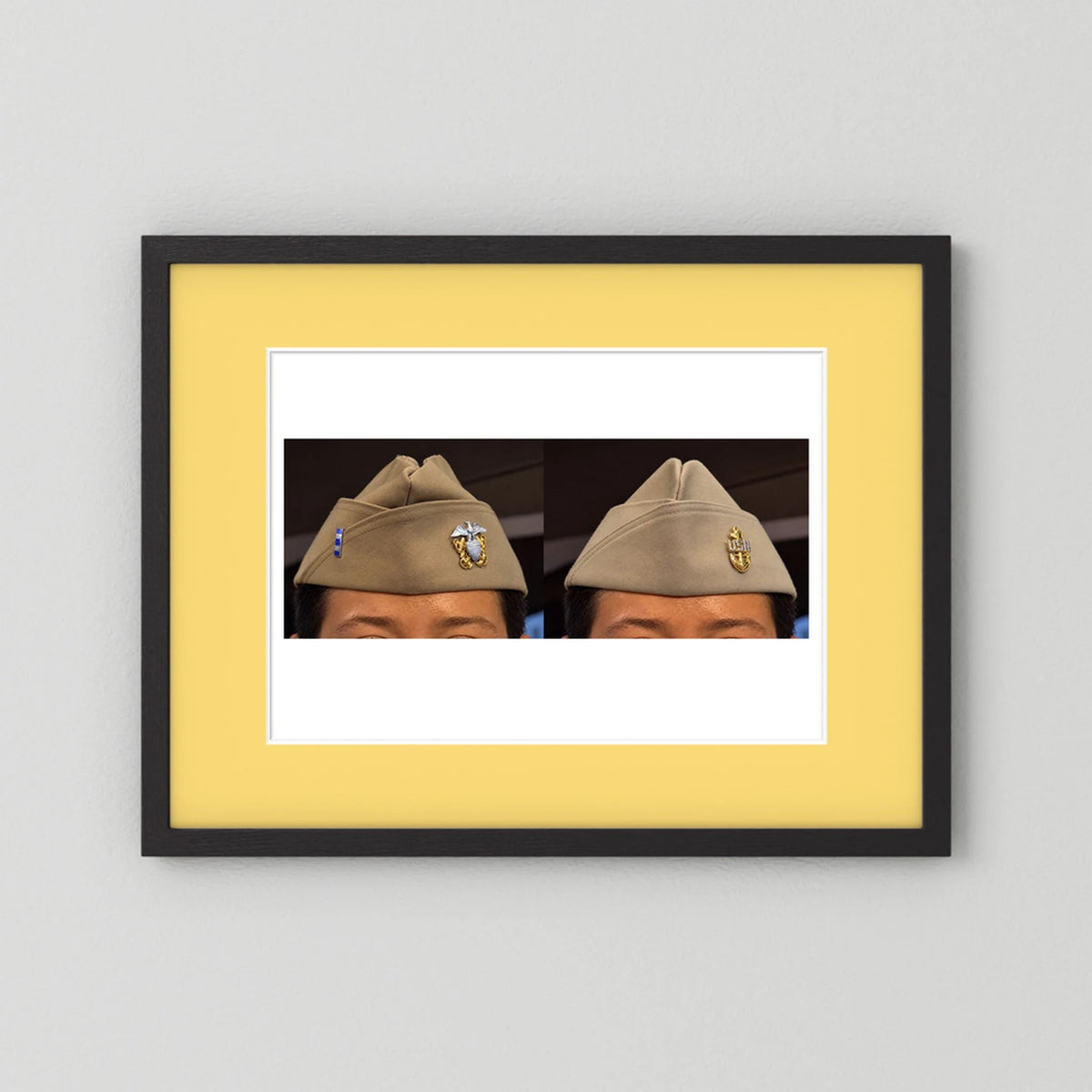 Garrison Caps United States Navy — composite presentation mockup