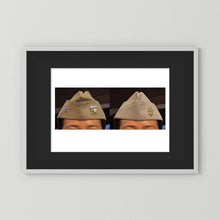 Garrison Caps United States Navy — composite presentation mockup