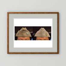 Garrison Caps United States Navy — composite presentation mockup
