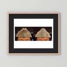 Garrison Caps United States Navy — composite presentation mockup