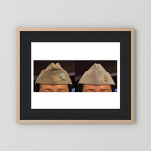 Garrison Caps United States Navy — composite presentation mockup