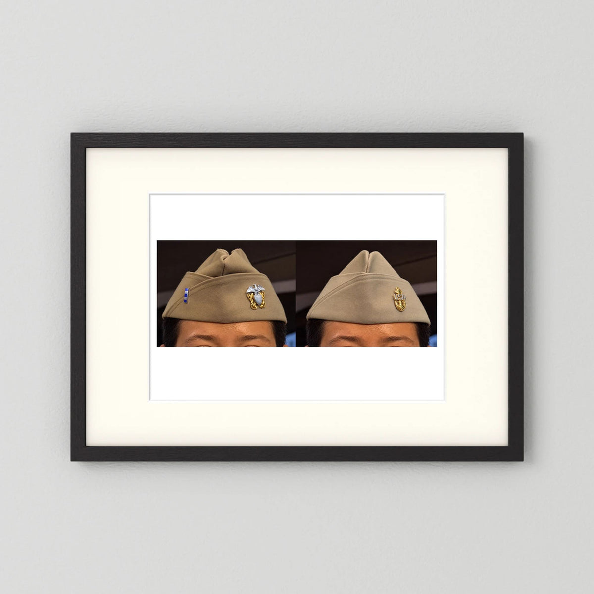 Garrison Caps United States Navy — composite presentation mockup