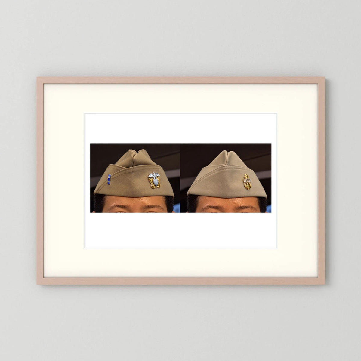Garrison Caps United States Navy — composite presentation mockup