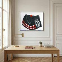 Glengarry Scottish Regimental Cap. "Garrison or Side-Cap" — painting presentation mockup
