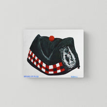 Glengarry Scottish Regimental Cap. "Garrison or Side-Cap" — painting presentation mockup