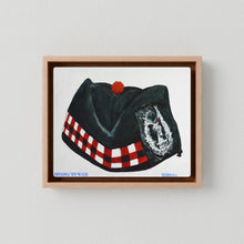Glengarry Scottish Regimental Cap. "Garrison or Side-Cap" — painting presentation mockup
