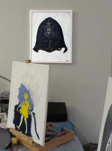 Hertfordshire Police Helmet, Great Britain - Art goes to War