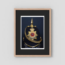 Home Service Helmet Royal West Surrey Regiment, Officer Version, Victorian — photograph presentation mockup