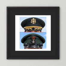 Composite image showing Korean War, Field Officer Dress Visor Cap Canadian Navy 1969, Visor Caps