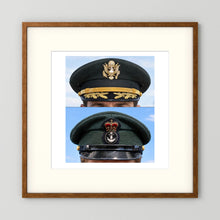 Composite image showing Korean War, Field Officer Dress Visor Cap Canadian Navy 1969, Visor Caps