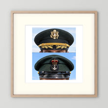 Composite image showing Korean War, Field Officer Dress Visor Cap Canadian Navy 1969, Visor Caps