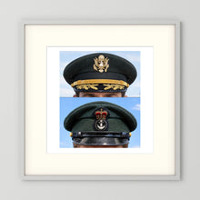Composite image showing Korean War, Field Officer Dress Visor Cap Canadian Navy 1969, Visor Caps