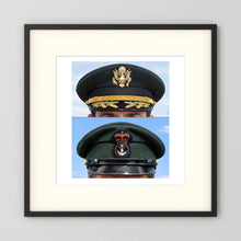 Composite image showing Korean War, Field Officer Dress Visor Cap Canadian Navy 1969, Visor Caps