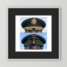 Composite image showing Korean War, Field Officer Dress Visor Cap Canadian Navy 1969, Visor Caps
