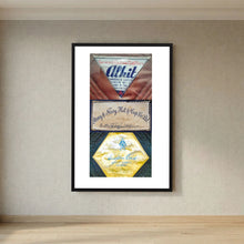 Composite image showing Labels: Alkit, Army & Navy and Austin Reed WWII Hatter Labels