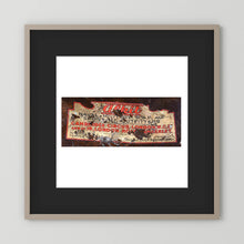 Labels: Alkit, Cambridge Circus — photograph displayed in a dark oak frame mockup