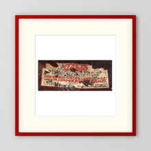 Labels: Alkit, Cambridge Circus — photograph displayed in a dark oak frame mockup