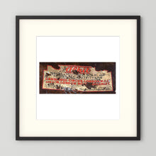 Labels: Alkit, Cambridge Circus — photograph displayed in a dark oak frame mockup