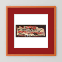 Labels: Alkit, Cambridge Circus — photograph displayed in a dark oak frame mockup
